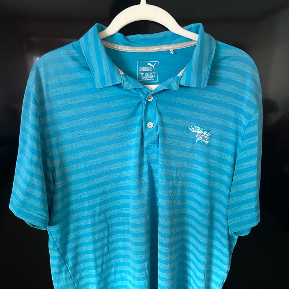 Puma Performance Golf Polo Torrey Pines — Mens Large